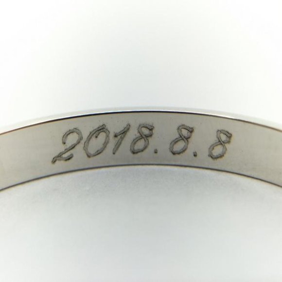 CARTIER Platinum Wedding Band Ring - Picture 5 of 7